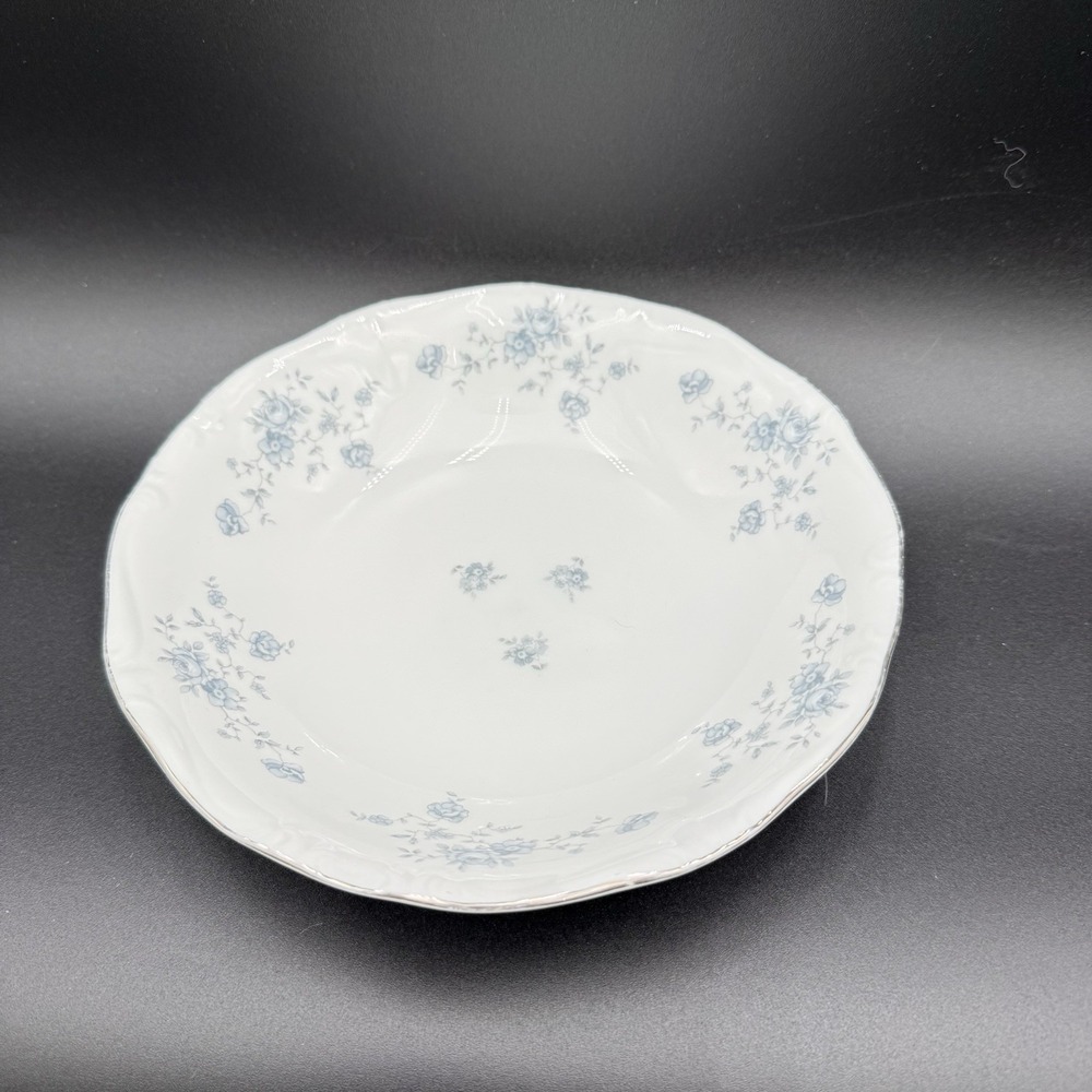 Johann Haviland Blue Garland Bavarian Germany China 7.5" Coupe Soup Bowl EUC